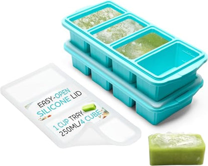 Smart Home XOMOO Silicone Freezer Tray With Lid - Soup Kit