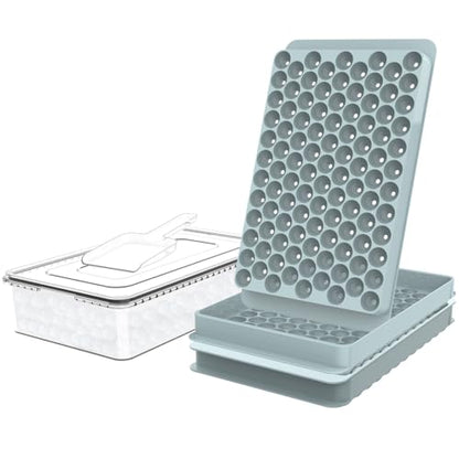exclusive WIBIMEN Mini Ice Cube Trays, 0.55” Tiny Pebble