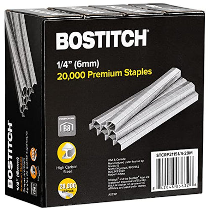 luxury Bostitch B8 Staples 1/4 Inch PowerCrown Staples - Kit