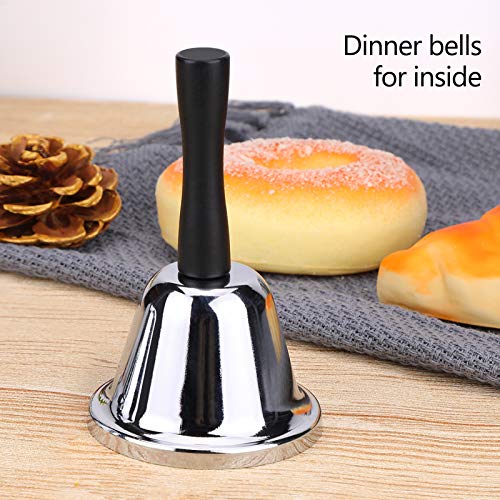 Classic MROCO Loud Hand Bell, Silver Steel Hand Bells Set