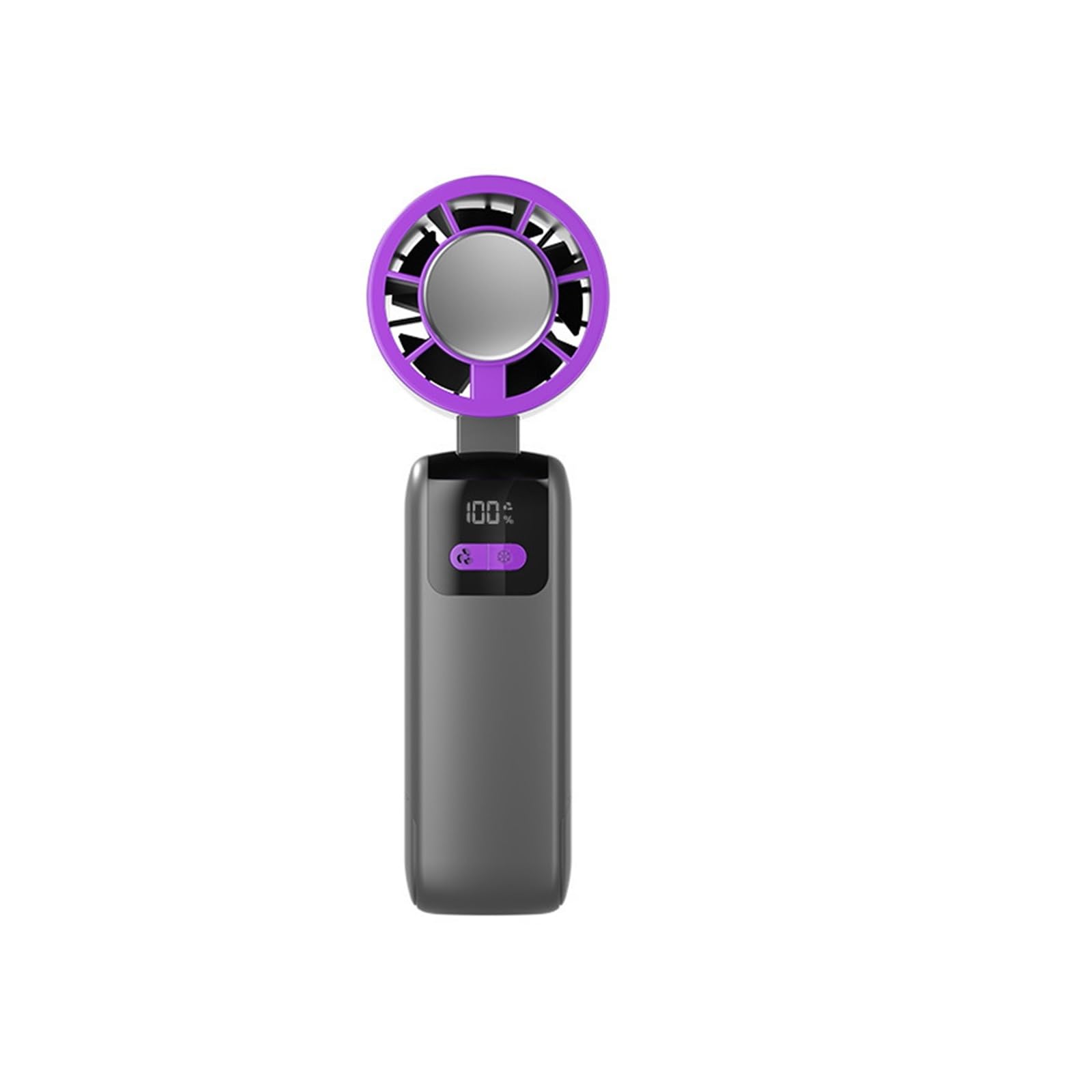 Semiconductor handheld fan USB charging small dormitory desktop stand outdoor hanging neck portable