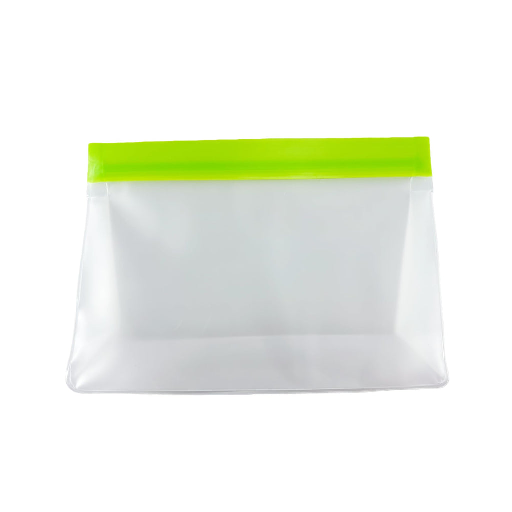 PABCK 9 Pcs Reusable Silicone Produce Freezer Bags Self Seal Green 3S+3M+3L | Stand Up Freezer Food Storage Bags Leakproof Resealable Bag for Sandwich Smell Proof Fridge Organization for Lunch Travel