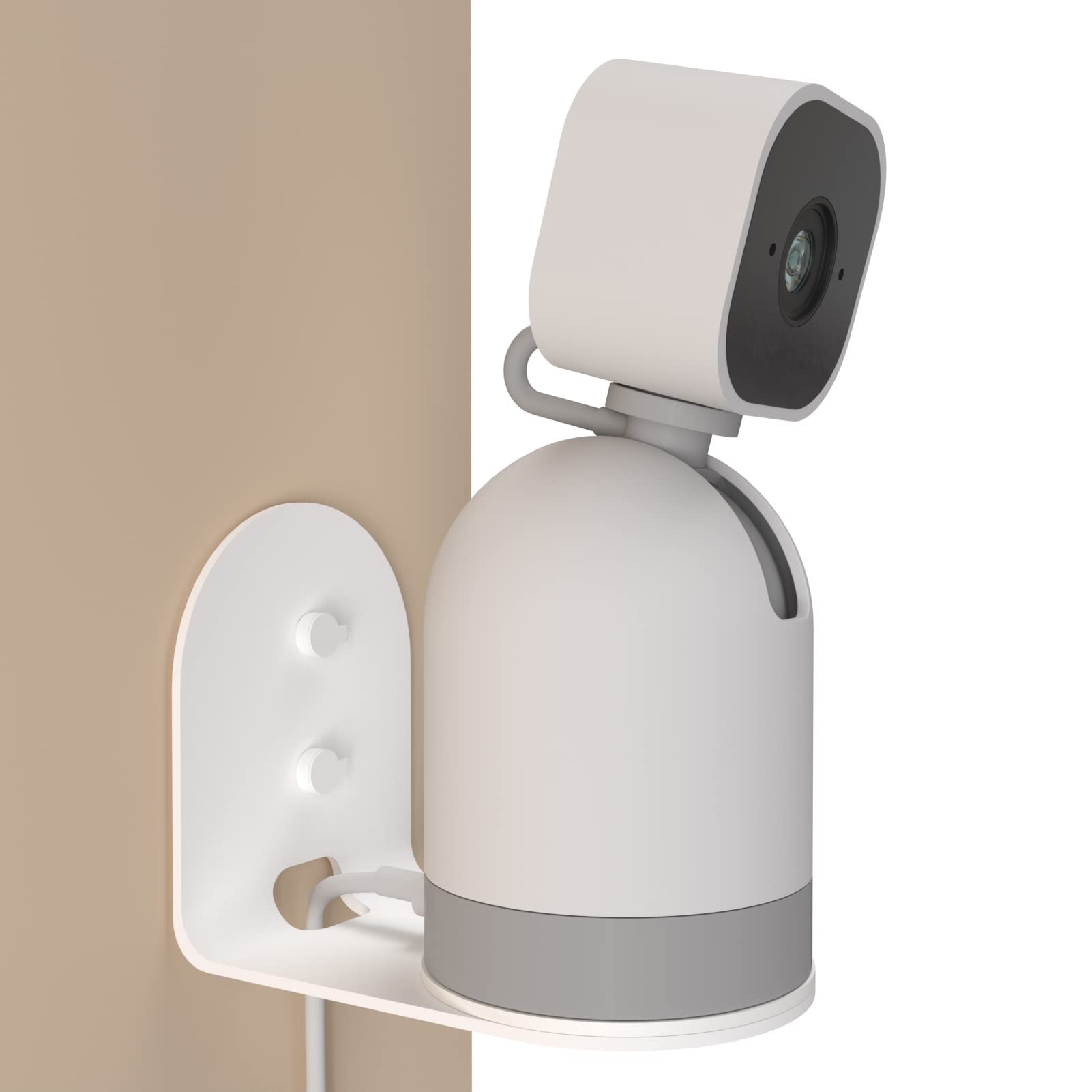Zwolf Metal Wall Mount for Blink Mini Pan Tilt Camera, Provide Better Viewing Angles for Blink Mini Pan Tilt Mount (2 Pack)