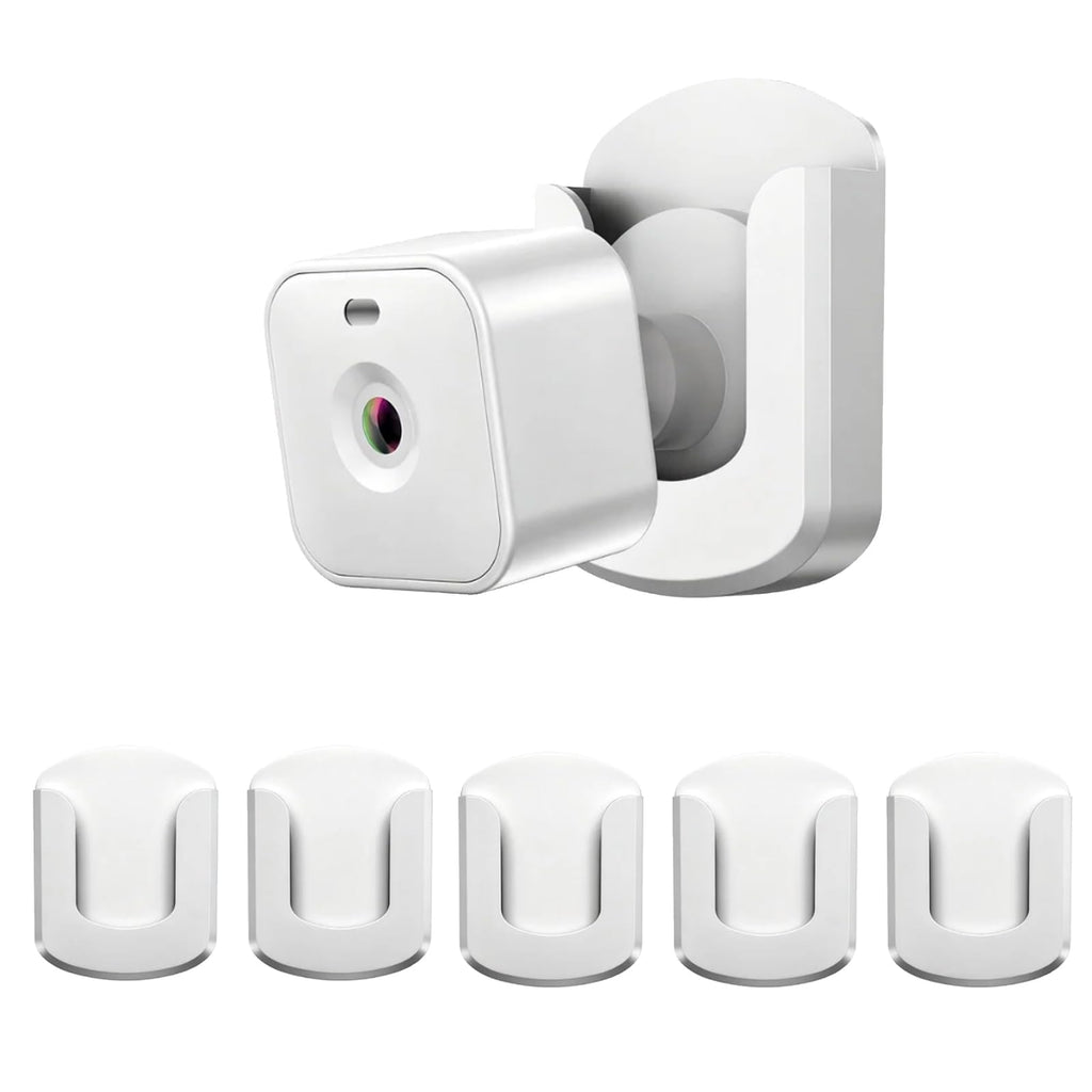 3 Pack Blink Camera Wall Mount Bracket for Blink Outdoor 4 / Outdoor 2K+ / Mini 2 / Mini 2K+ Indoor Cameras, No Drill No Screws, Easy to Install Strong Adhesive Mount for Home Security