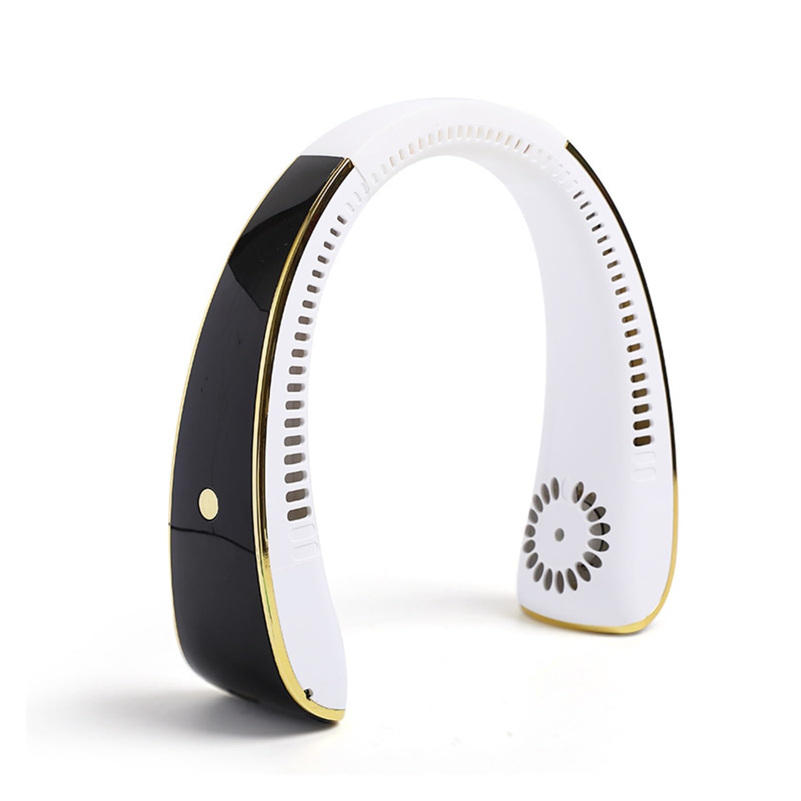 Hanging neck fan USB charging sports outdoor LCD | Black