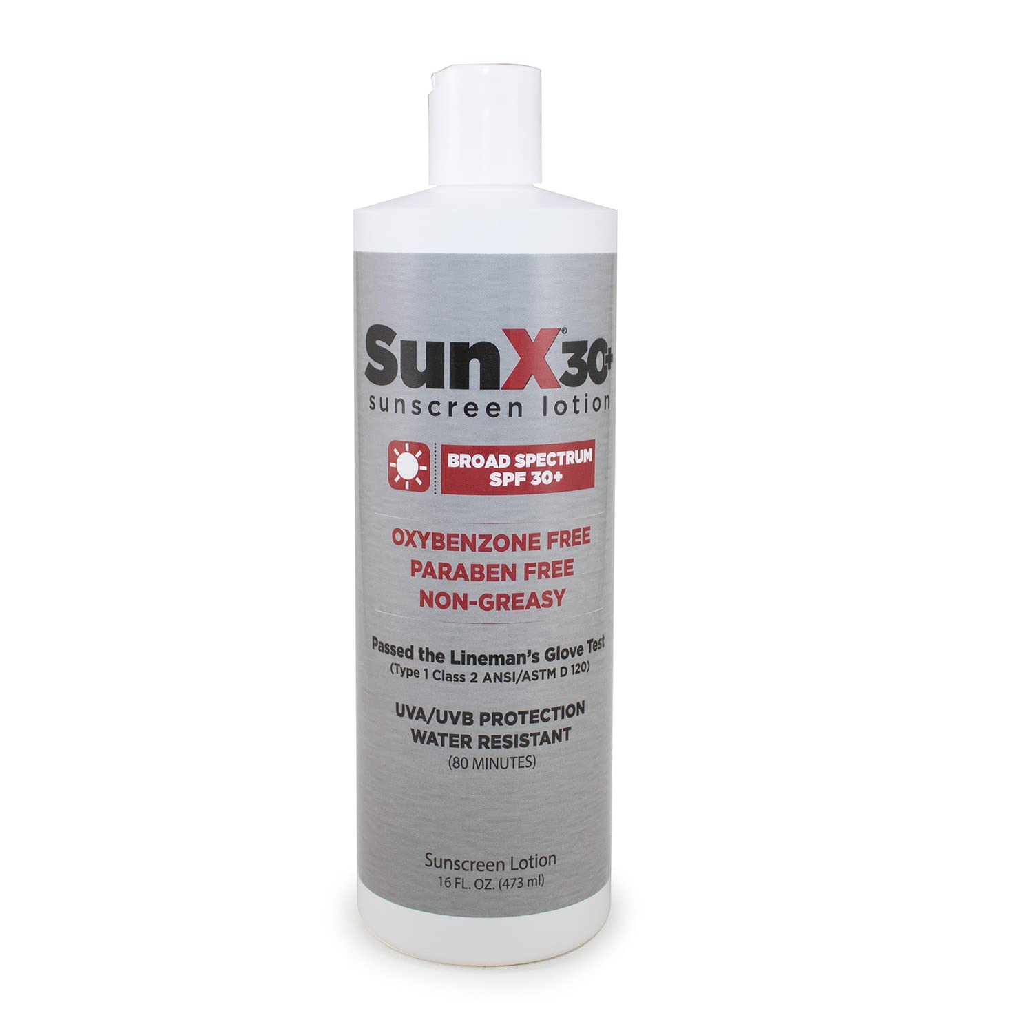 CoreTex Sun X 50 SPF Broad Spectrum Sunscreen Lotion - 4oz Bottle of Paraben, Oxybenzone, Octinoxate, & Oil Free Sunscreen - No White Cast and Water Resistant Up to 80 Minutes