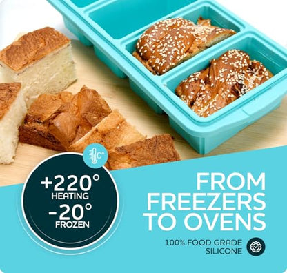 Smart Home XOMOO Silicone Freezer Tray With Lid - Soup Kit