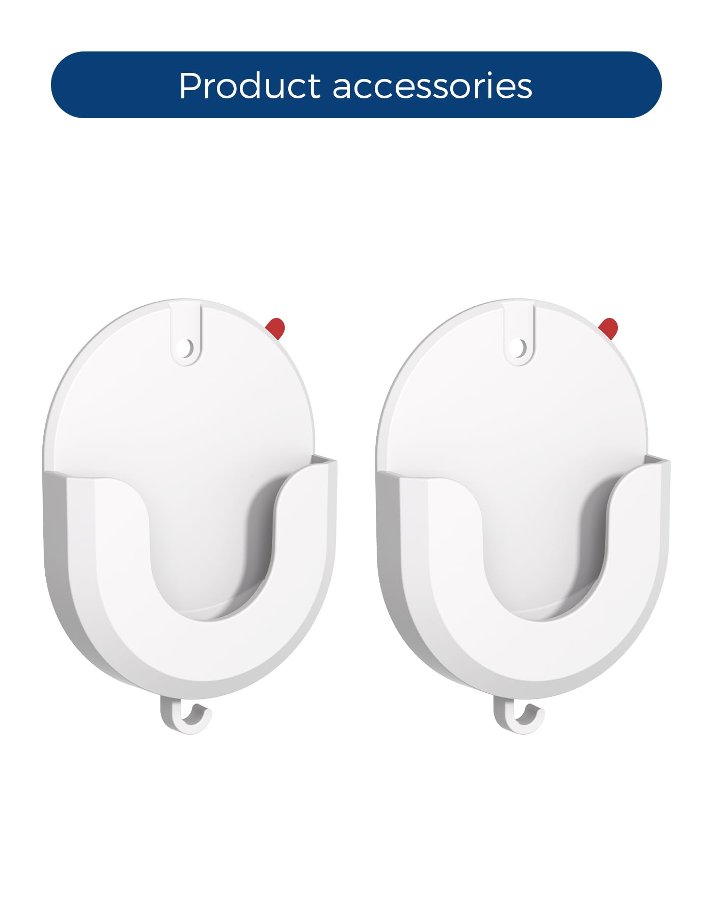 No Drill Ring Camera Adhesive Wall Mount, Strong Adhesive Camera Mount Stand Compatible with Ring Indoor Cam(1st Gen and 2nd Gen) Blink Camera Mount, No Drilling, No Screws, 2 Pack Mount Bracket