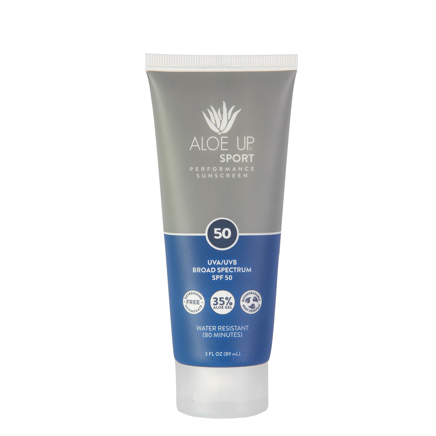 Aloe Up Sport Sunscreen Body Lotion SPF 50 – Broad Spectrum Sunblock With Aloe Vera Gel – Non-Greasy, Skin Sun Protection, No White Cast – Sunscreen – Fragrance-Free – 6 Oz, 2-Pack