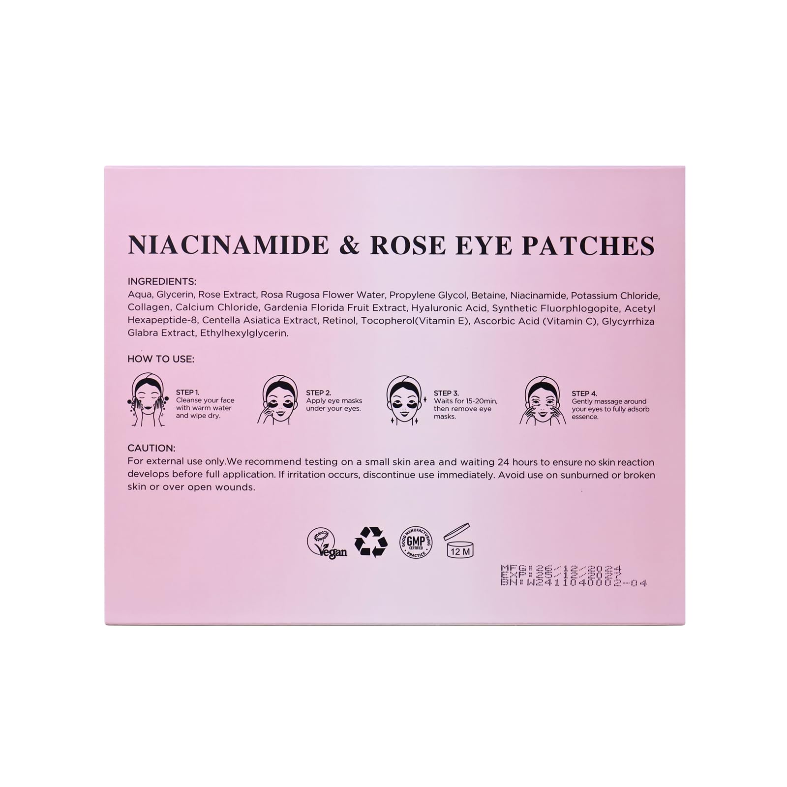 Yeokoe Under Eye Patches for Dark Circles,Eye Mask for Puffy Eyes With Collagen,Retinol,Vitmin C,Hyaluronic Acid and Niacinamide Face Masks Skincare Spa Gifts for Woman 20Pairs