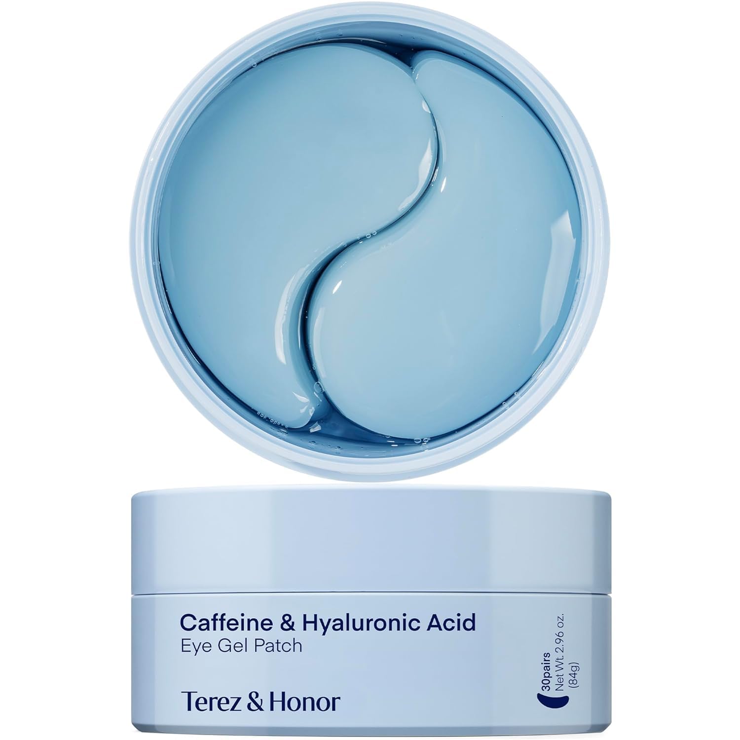 TEREZ & HONOR Peptide Collagen Under Eye Patches - 60 Korean Firming, Glowing & Hydrating Hydrogel Mask for Puffy Eyes, Dark Circles, Wrinkles, Fine Lines, Undereye Bags - Anti-Aging Eye Gel Pads