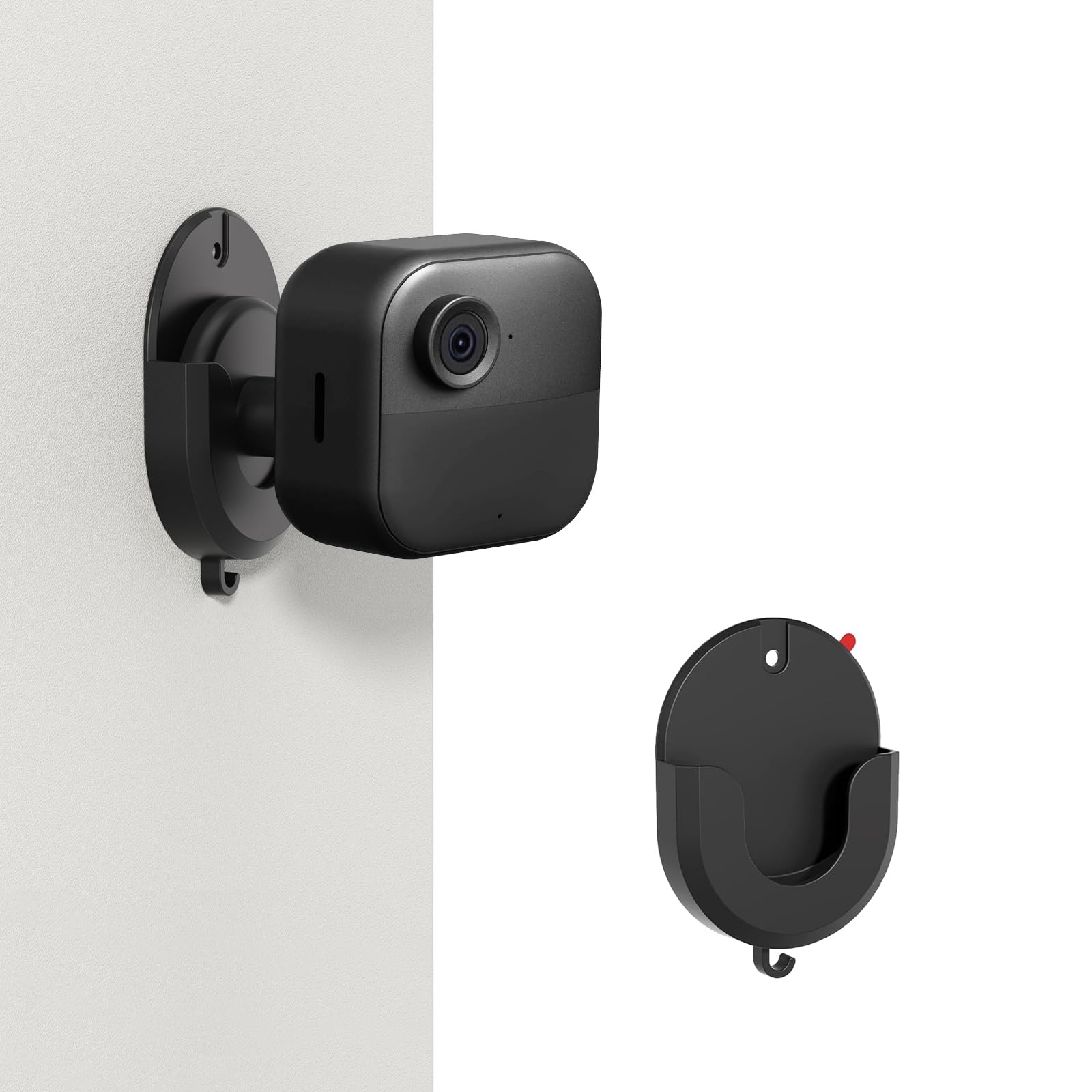 No Drill Mount Compatible with Blink/Ring/Wyze Camera,Fixing Bracket with Strong Self-Adhesive Tape Fits for Ring Indoor Cam(1st/2nd Gen),RingStick Up Cam,Blink Camera 4/3,BlinkMini 2K+