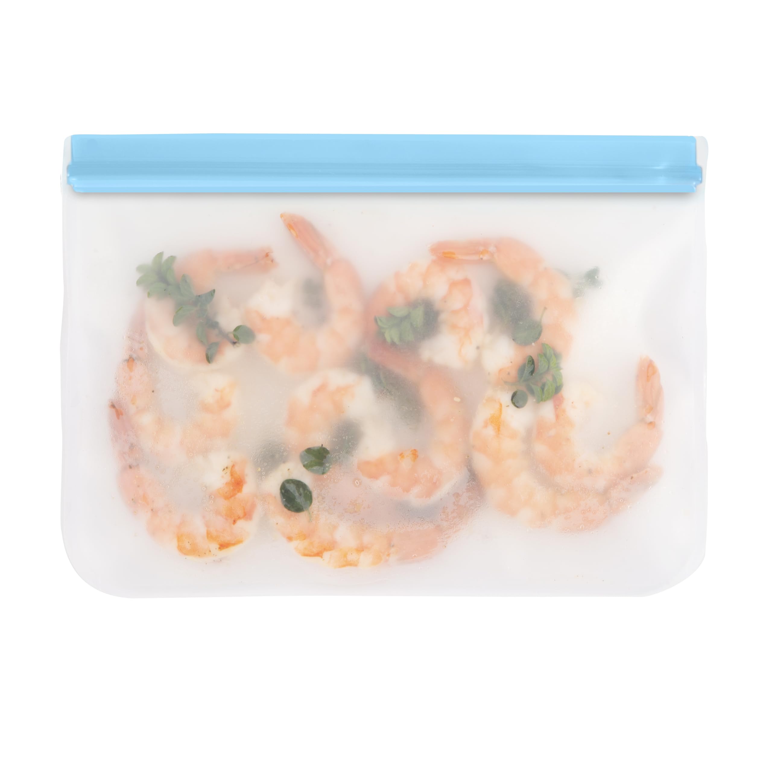 OGGI Reusable Ice Storage Bags - Set of 2, 11x10x2.5" - Ideal Reusable Ice Bag Set, Freezer Bags, Storage Bags, Snack Bag for Travel - Durable, Food-Grade BPA-Free