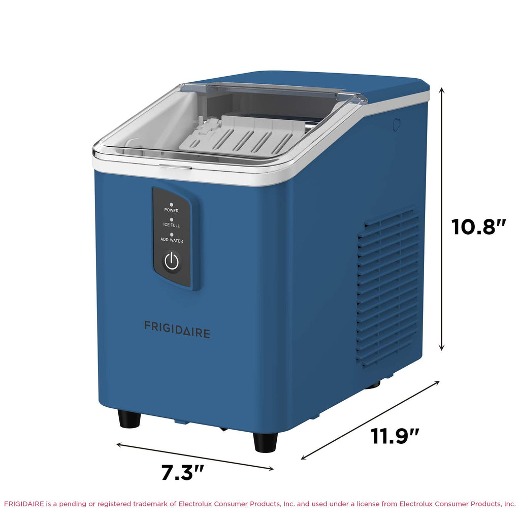 FRIGIDAIRE EFIC128AMZBLK Compact Countertop Ice Maker, 26 lb per Day, Black