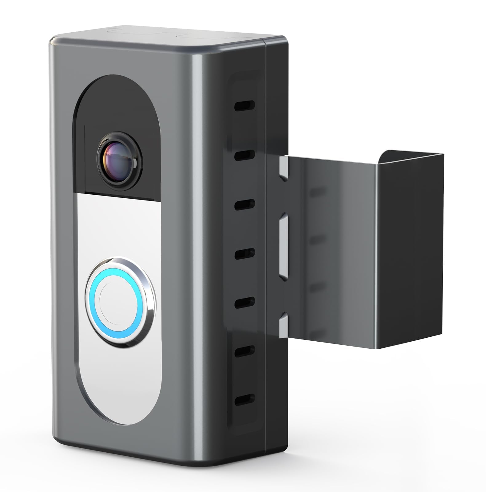 KIMILAR Anti-Theft Video Doorbell Mount Compatible with Ring/Blink Wireless Video Doorbell, Adjustable Mounting Bracket Accessories for Houses, Apartments, Businesses, Not for Blink 2nd Gen