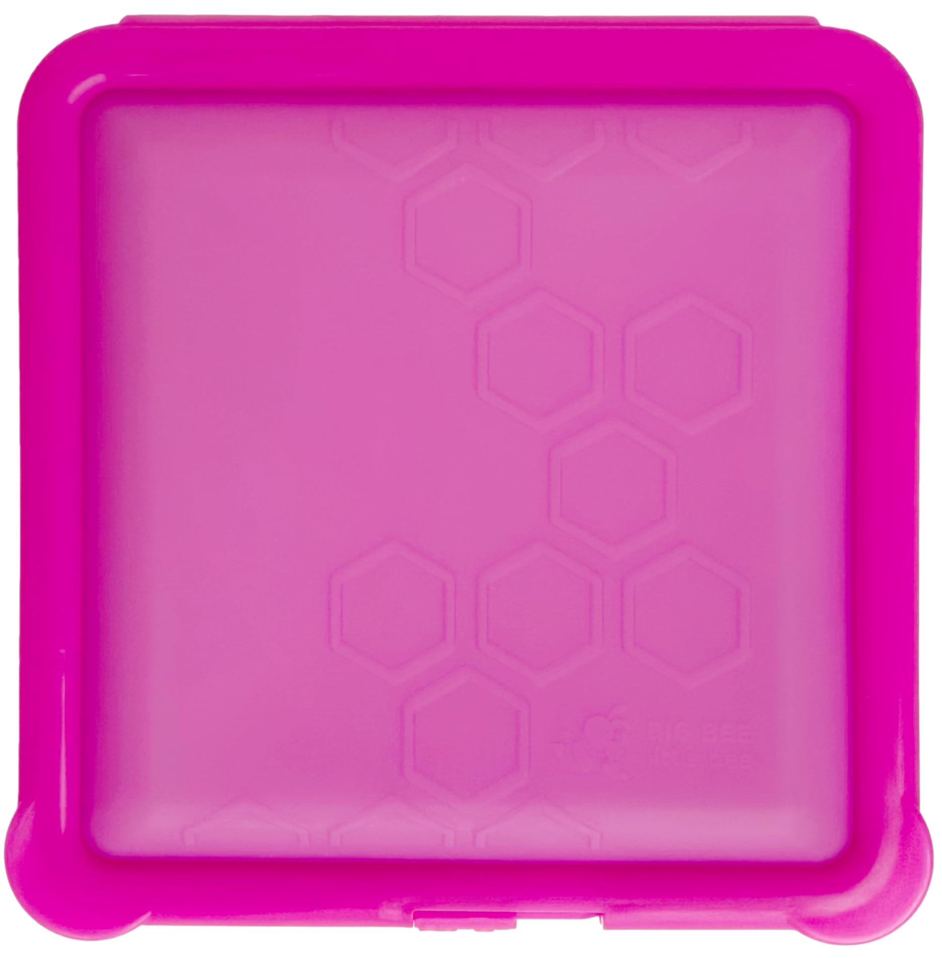 Big Bee, Little Bee SoftShell Reusable Silicone Food Storage Container - Clamshell Snap-Close Design, No Lost Lids, Easy to Clean, Compact for Travel, Meal Prep, Microwave Freezer and Dishwasher Safe