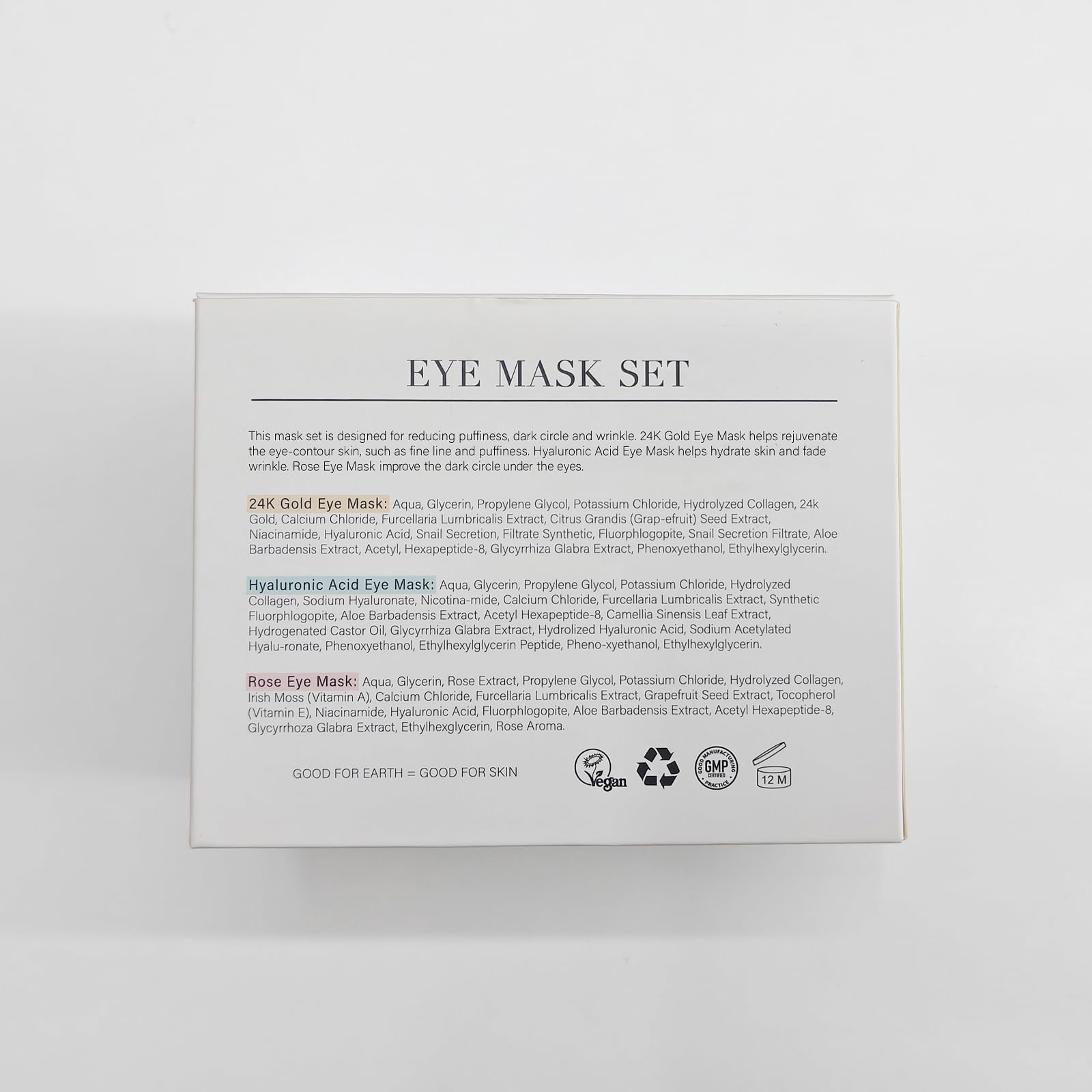 PEAUAMIE Under Eye Patches Collagen and Peptide Eye Mask for Dark Circles and Puffiness,Face Mask Skin Care Products 30 Pairs