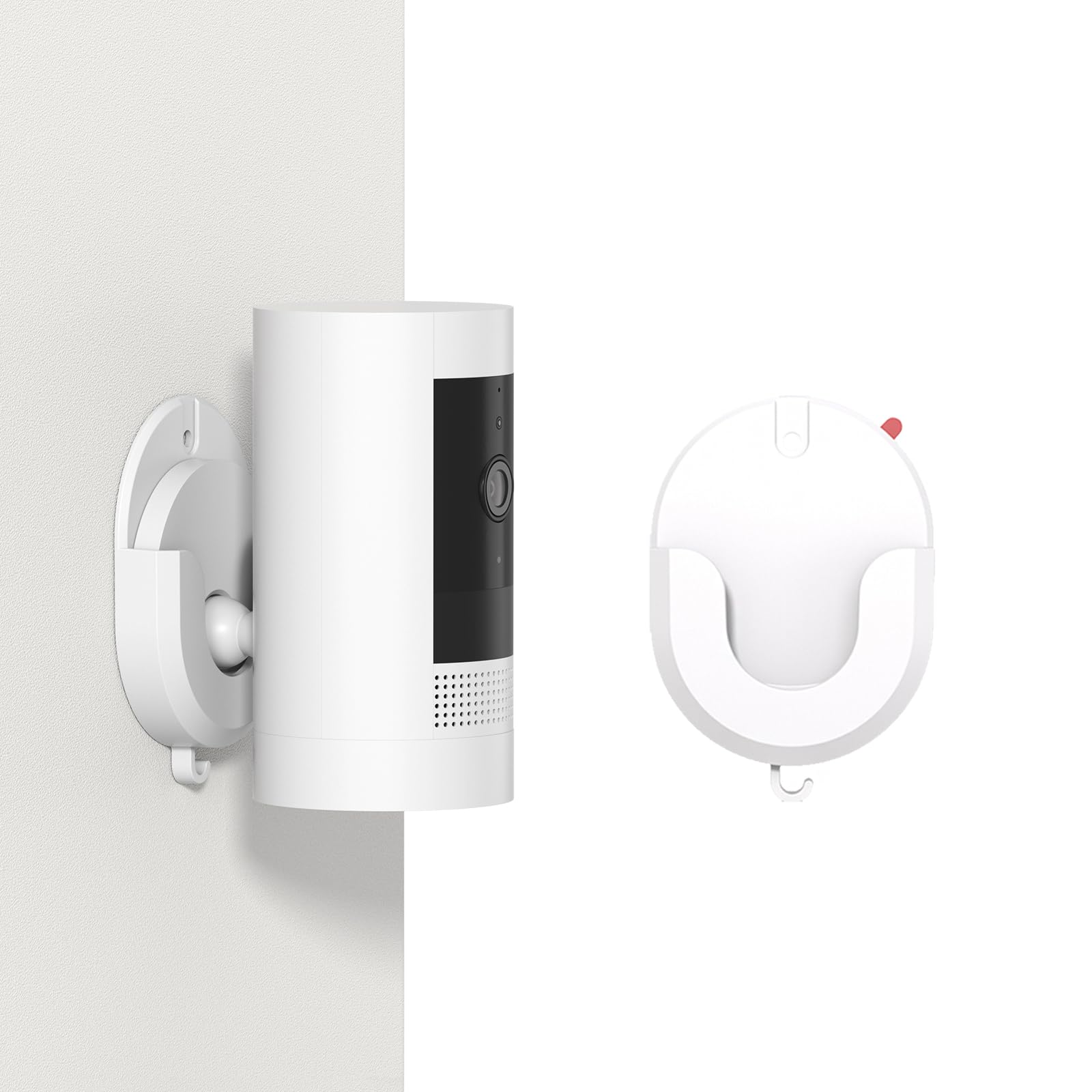 No Drill Mount Compatible with Blink/Ring/Wyze Camera,Fixing Bracket with Strong Self-Adhesive Tape Fits for Ring Indoor Cam(1st/2nd Gen),RingStick Up Cam,Blink Camera 4/3,BlinkMini 2K+