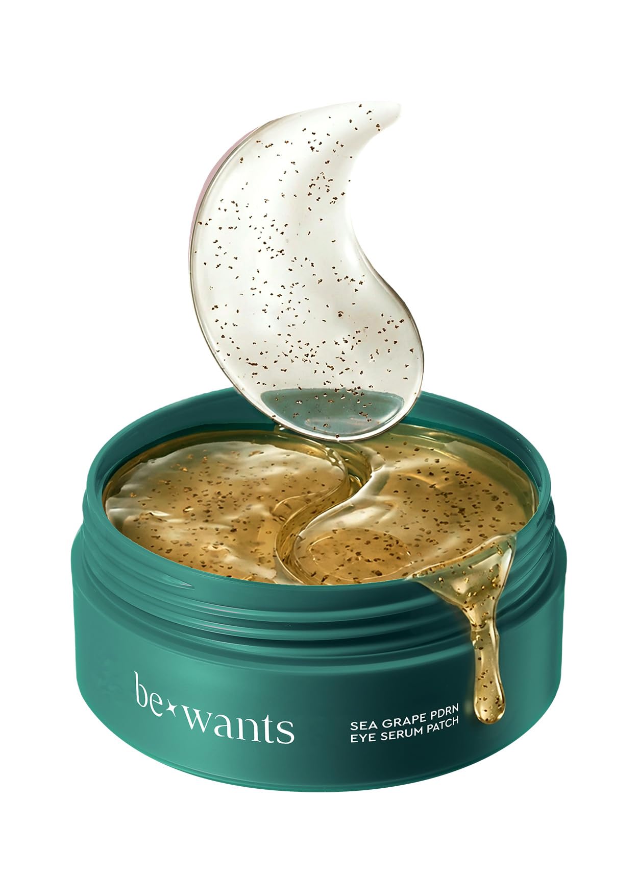 bewants Under Eye Patches for Puffy Eyes, Korean Under Eye Mask with Vegan Collagen and Hyaluronic Acid, Patches for Dark Circles and Cooling, 60 pieces