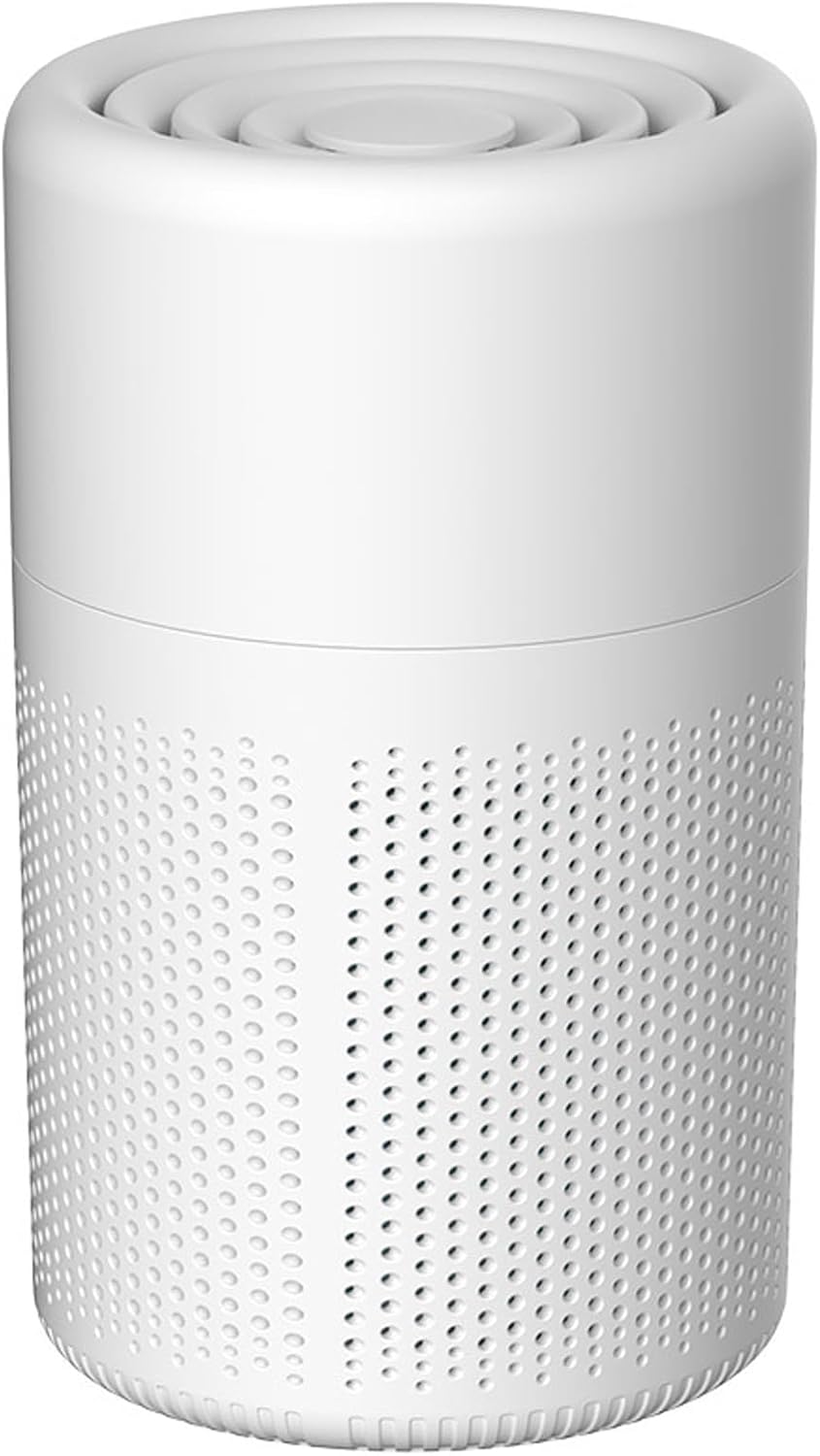 Small Air Purifier for Home Bedroom, HEPA Filter Air Cleaner, Quiet Operation, Removes Dust, Smoke, Odor, Pollen & Pet Dander