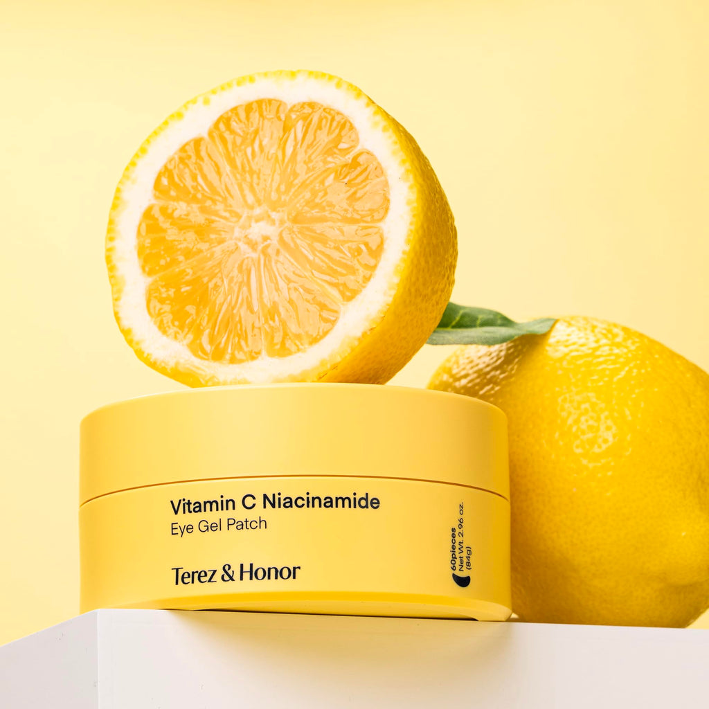 TEREZ & HONOR Peptide Collagen Under Eye Patches - 60 Korean Firming, Glowing & Hydrating Hydrogel Mask for Puffy Eyes, Dark Circles, Wrinkles, Fine Lines, Undereye Bags - Anti-Aging Eye Gel Pads