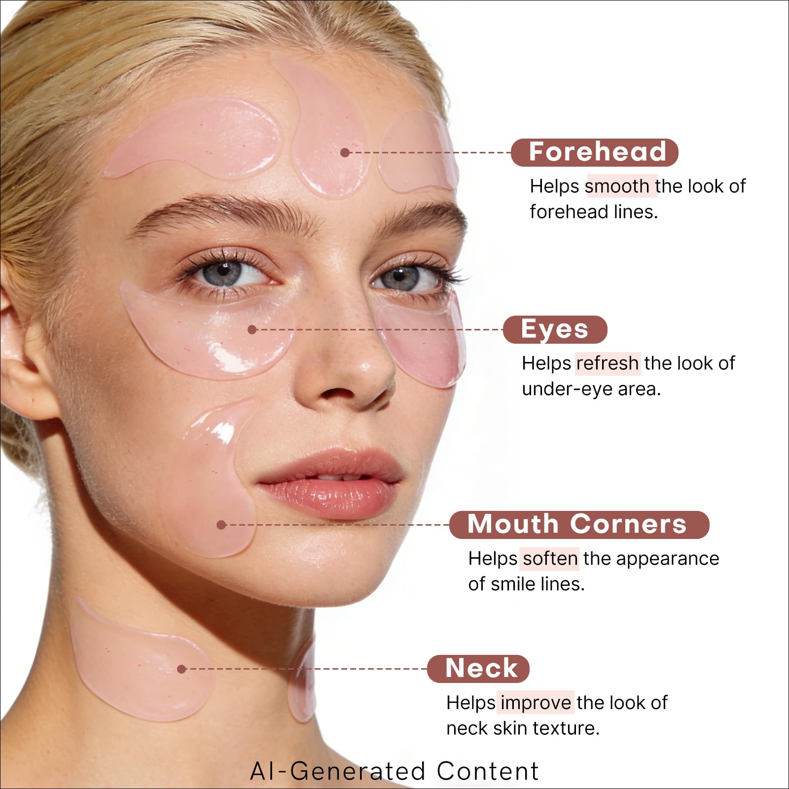 dewyhour Retinol Collagen Firming Hydrogel Patches - Under Eye Patches for Puffy Eyes & Dark Circles, Moisturizing Eye Mask with Caffeine & Hyaluronic Acid, Gentle Korean Skincare