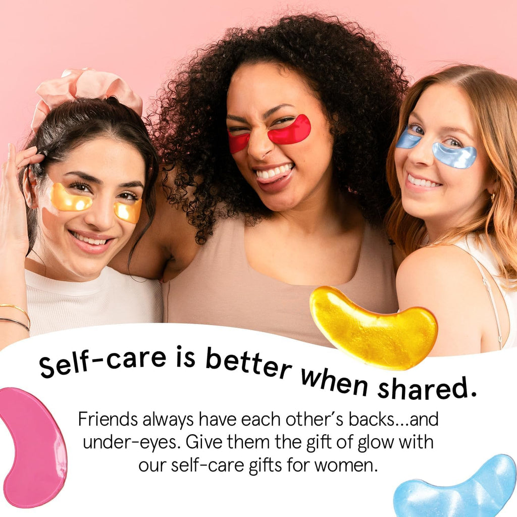 grace & stella Award Winning Under Eye Mask Reduce Dark Circles, Puffy Eyes, Undereye Bags, Wrinkles, Gel Under Eye Patches, Small Gifts for Women, Gifts Under 10 Dollars, Vegan (6 Pairs, Blue)