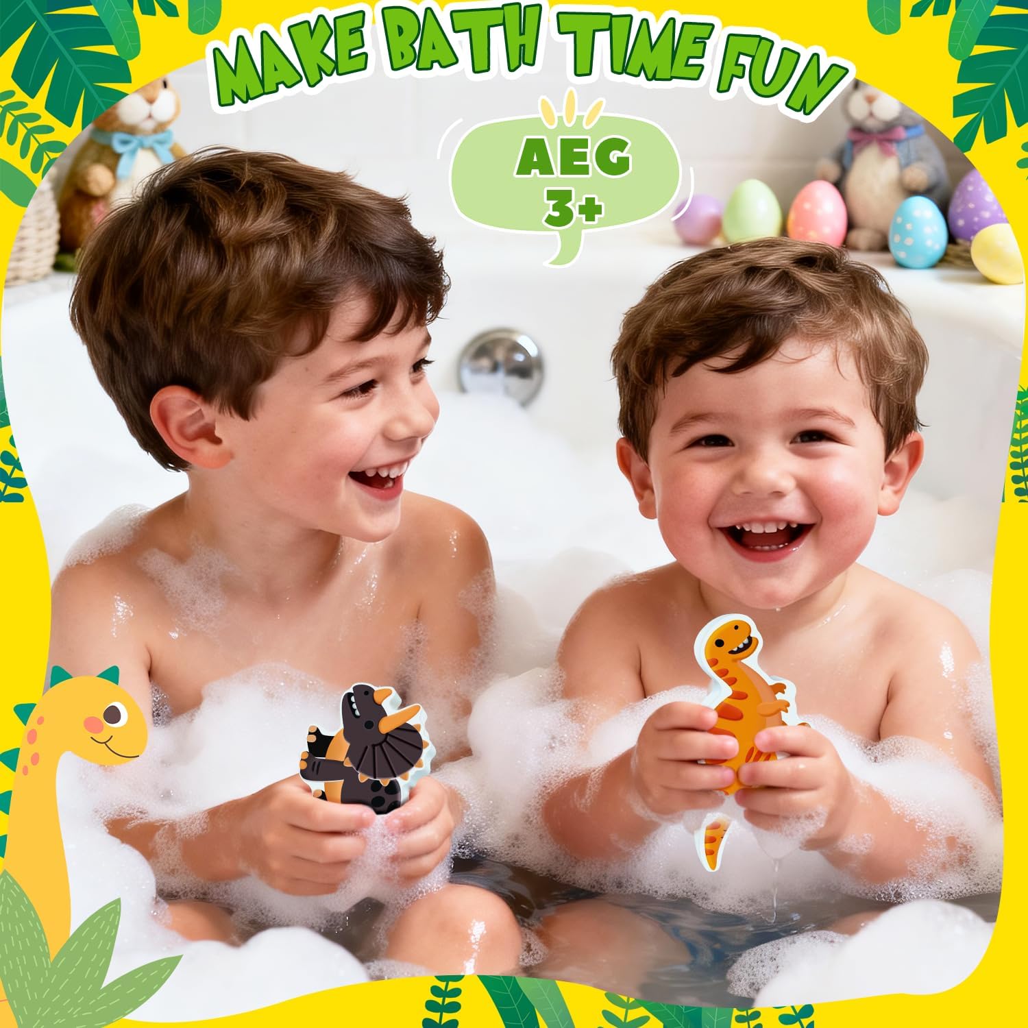 Halloween Bath Bombs for Kids, Dinosaur Bath Bomb Gifts for Boys & Girls, 6 Pack Gentle& Kids Friendly Handmade Bubble Fizzies, Boo Basket Stuffers & Party Favors for Teen Children