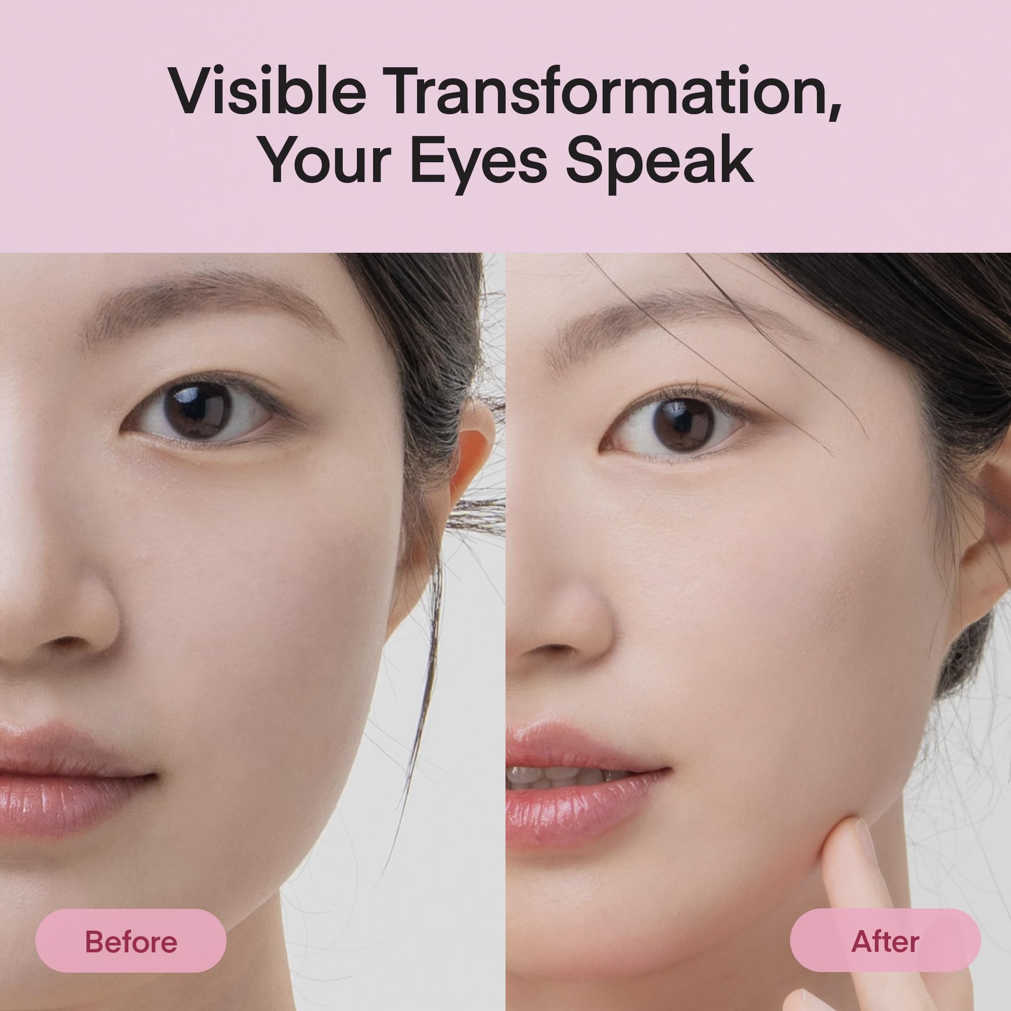TEREZ & HONOR Peptide Collagen Under Eye Patches - 60 Korean Firming, Glowing & Hydrating Hydrogel Mask for Puffy Eyes, Dark Circles, Wrinkles, Fine Lines, Undereye Bags - Anti-Aging Eye Gel Pads