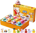 12pcs Bathbombs for Kids, Bathbombs Gift Set, Handmade Fizzy Bubble Bathbomb with Duck Toys Inside, Natural Bubble Baths Balls to Moisturize Dry Skin, Birthday Christmas Easter Gift for Girls Boys
