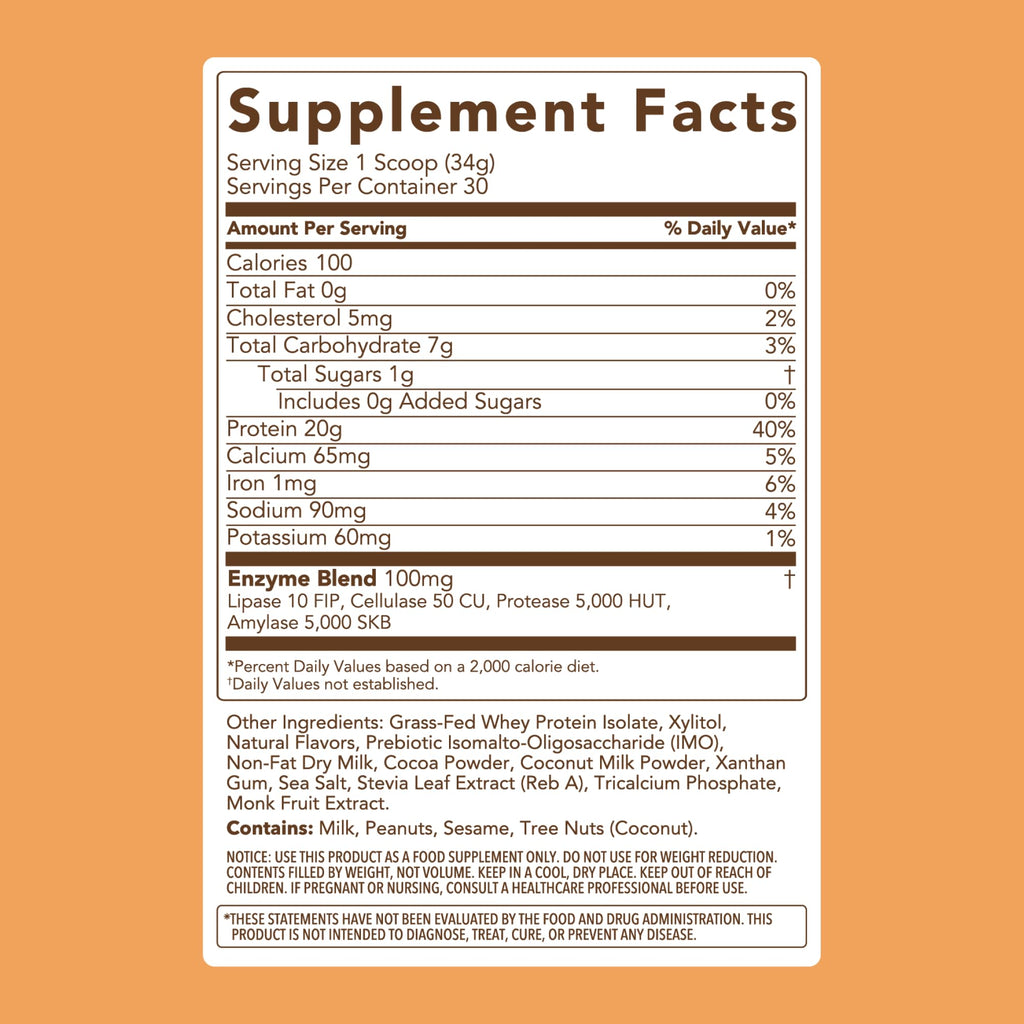 Clean Simple Eats Whey Isolate Protein Powder, Variety Pack, Naturally Sweetened, Zero Added Sugar, 20g 100% GrassFed Protein Powder with Digestive Enzymes, GlutenFree, Non GMO, 10 Single Serve Pack