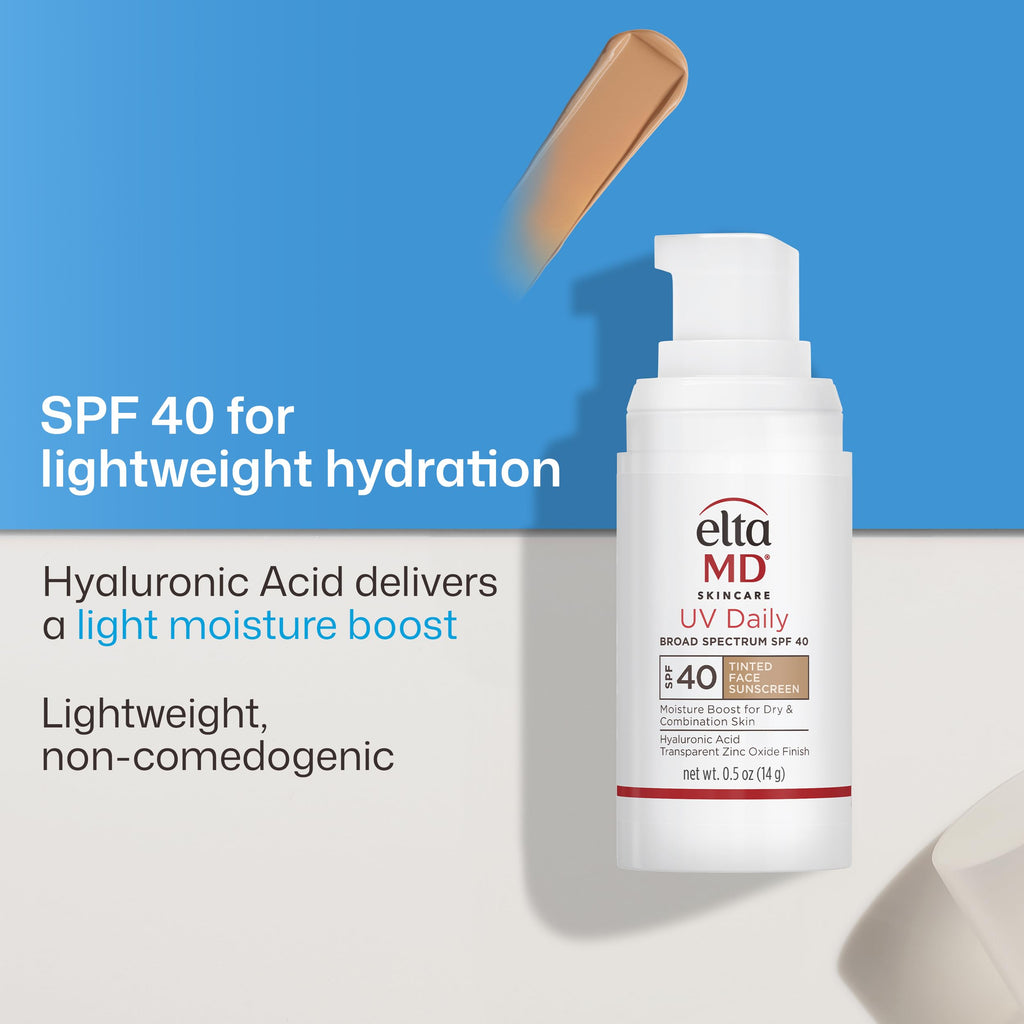 EltaMD UV Daily SPF Face Sunscreen Moisturizer with Zinc Oxide, Daily Face Moisturizer with SPF, Sunscreen for Dry Skin