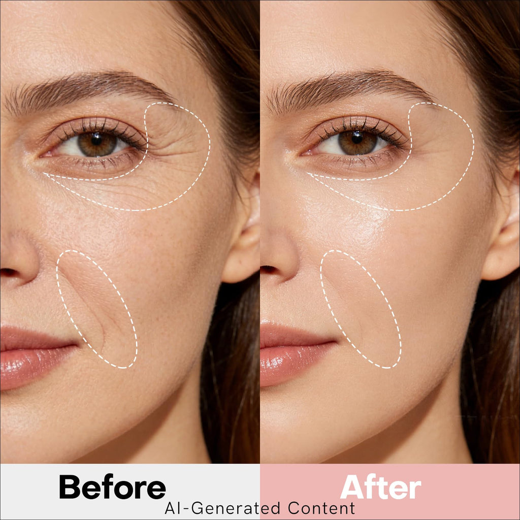 dewyhour Retinol Collagen Firming Hydrogel Patches - Under Eye Patches for Puffy Eyes & Dark Circles, Moisturizing Eye Mask with Caffeine & Hyaluronic Acid, Gentle Korean Skincare