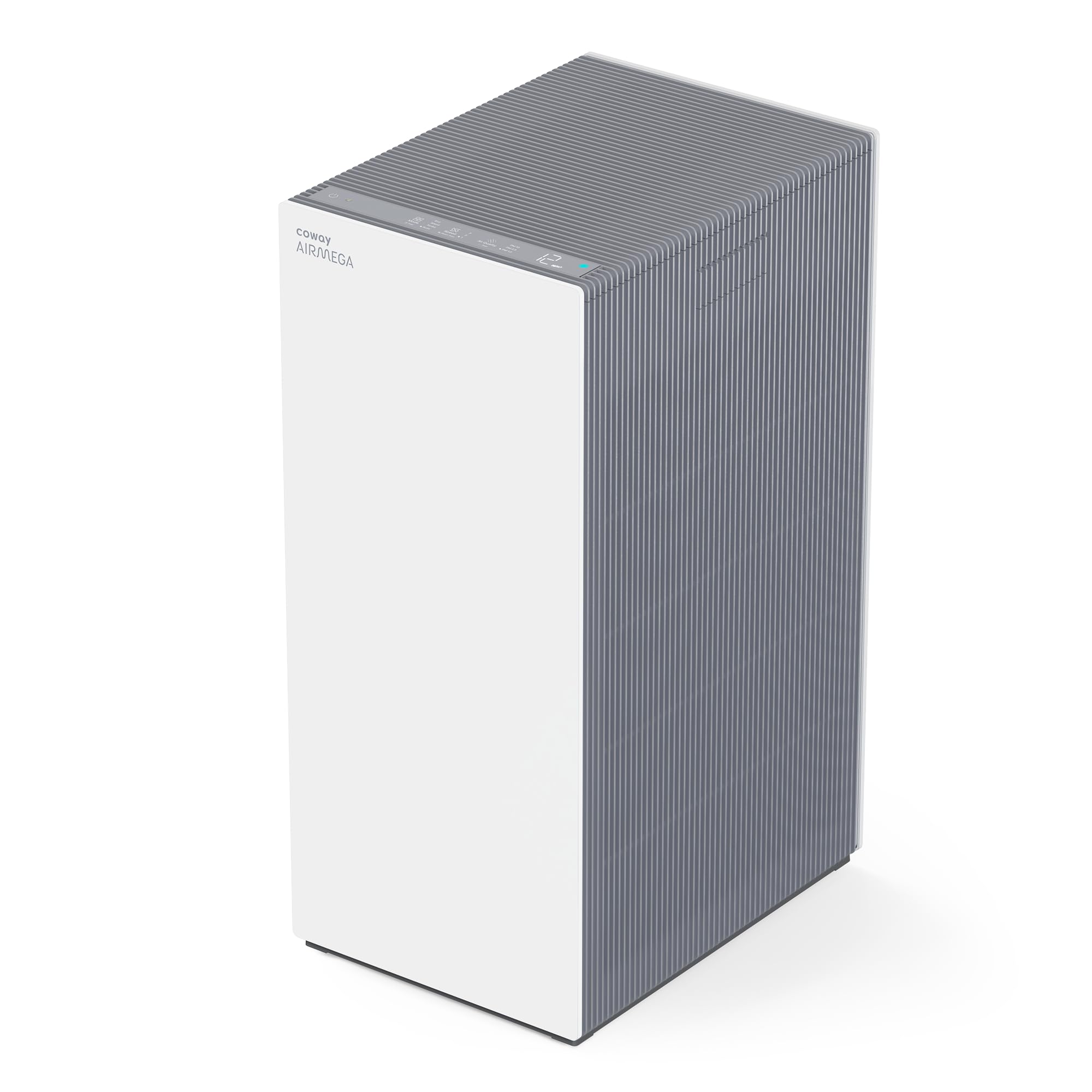 COWAY Air Purifier for Home Up to 3,120ft², Washable Pre-Filter and HEPA Filter for Smoke, Allergies, Pet Dander, Odor, AQI, Auto & Sleep Mode, Timer, 5yr Warranty, Airmega 400 White, AP-2015F
