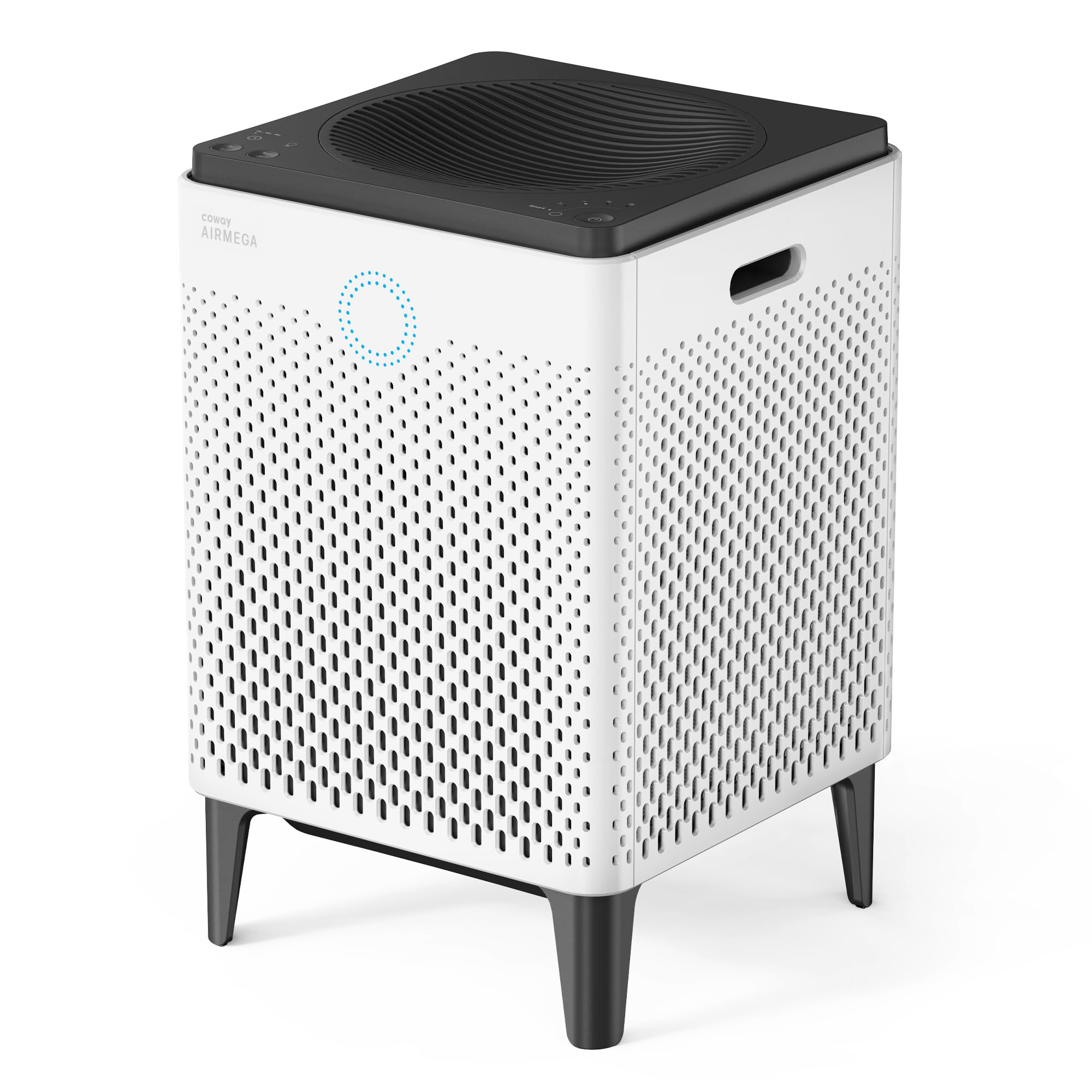 COWAY Air Purifier for Home Up to 3,120ft², Washable Pre-Filter and HEPA Filter for Smoke, Allergies, Pet Dander, Odor, AQI, Auto & Sleep Mode, Timer, 5yr Warranty, Airmega 400 White, AP-2015F