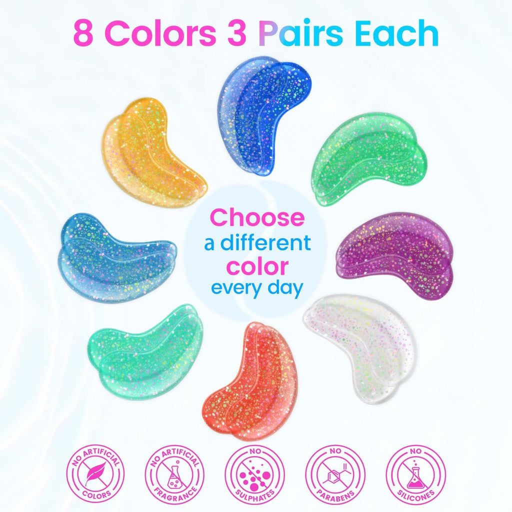 Onespring Eye Masks, Under Eye Patches for Puffiness, Retinol Collagen Eye Gel Pads, Reduce Wrinkles, Eye Bags & Dark circles - Face Mask Skincare, Anti Aging & Moisturizer, 24 Pairs