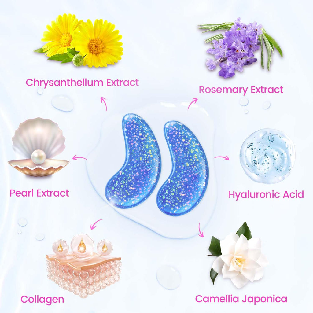Onespring Eye Masks, Under Eye Patches for Puffiness, Retinol Collagen Eye Gel Pads, Reduce Wrinkles, Eye Bags & Dark circles - Face Mask Skincare, Anti Aging & Moisturizer, 24 Pairs