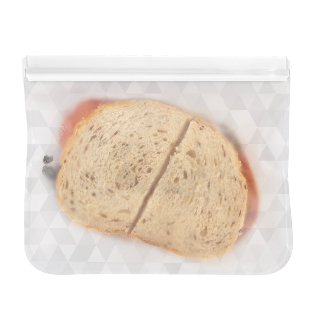 OGGI Reusable Ice Storage Bags - Set of 2, 11x10x2.5" - Ideal Reusable Ice Bag Set, Freezer Bags, Storage Bags, Snack Bag for Travel - Durable, Food-Grade BPA-Free