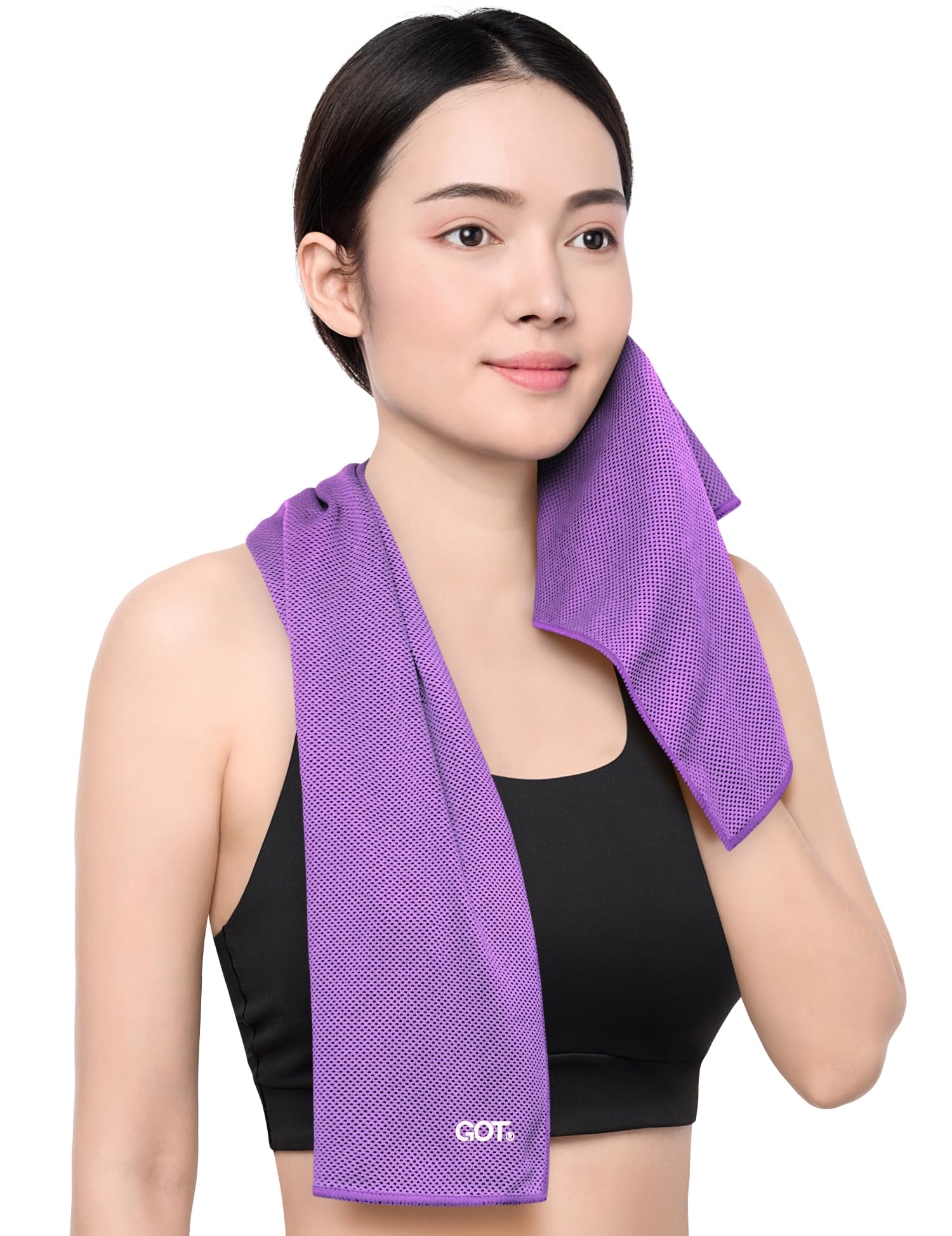 Instant Cooling Towel Neck & Face - Sweat Rag Neck Wraps Gym Workout | 40x12 Inch, Evaporative Cooling, Wet Wring Snap Activation, Lightweight, UPF 40+, Outdoor Adventures