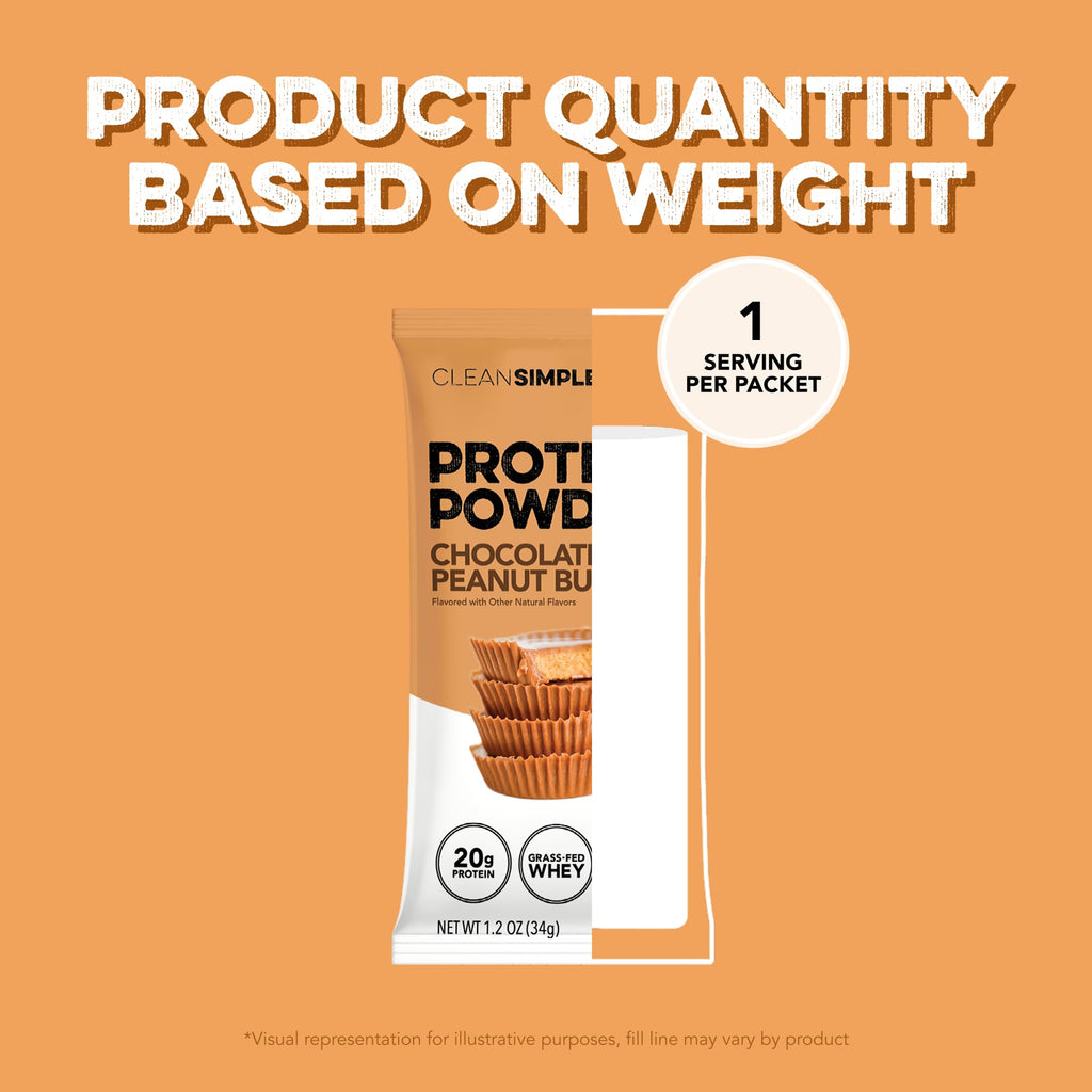 Clean Simple Eats Whey Isolate Protein Powder, Variety Pack, Naturally Sweetened, Zero Added Sugar, 20g 100% GrassFed Protein Powder with Digestive Enzymes, GlutenFree, Non GMO, 10 Single Serve Pack
