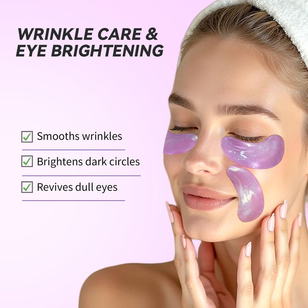 Maskiss Under Eye Patches (50 Pairs), Hyaluronic Acid Eye Masks for Dark Circles Puffy Eyes Undereye Bags, Collagen Eye Patches for Wrinkles and Hydrate, Skin Care Gift for Her