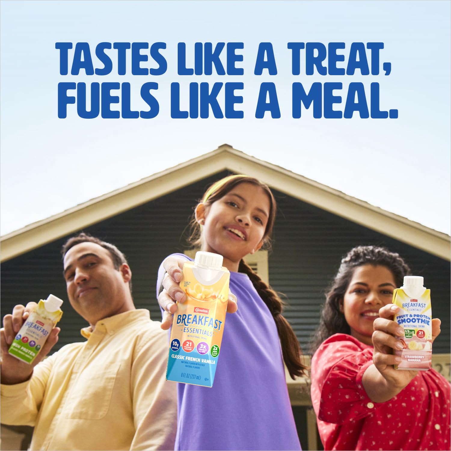 Carnation Breakfast Essentials Complete Nutritional Drink Cookies N Crème Flavor 8 oz Bottle 24 Ct