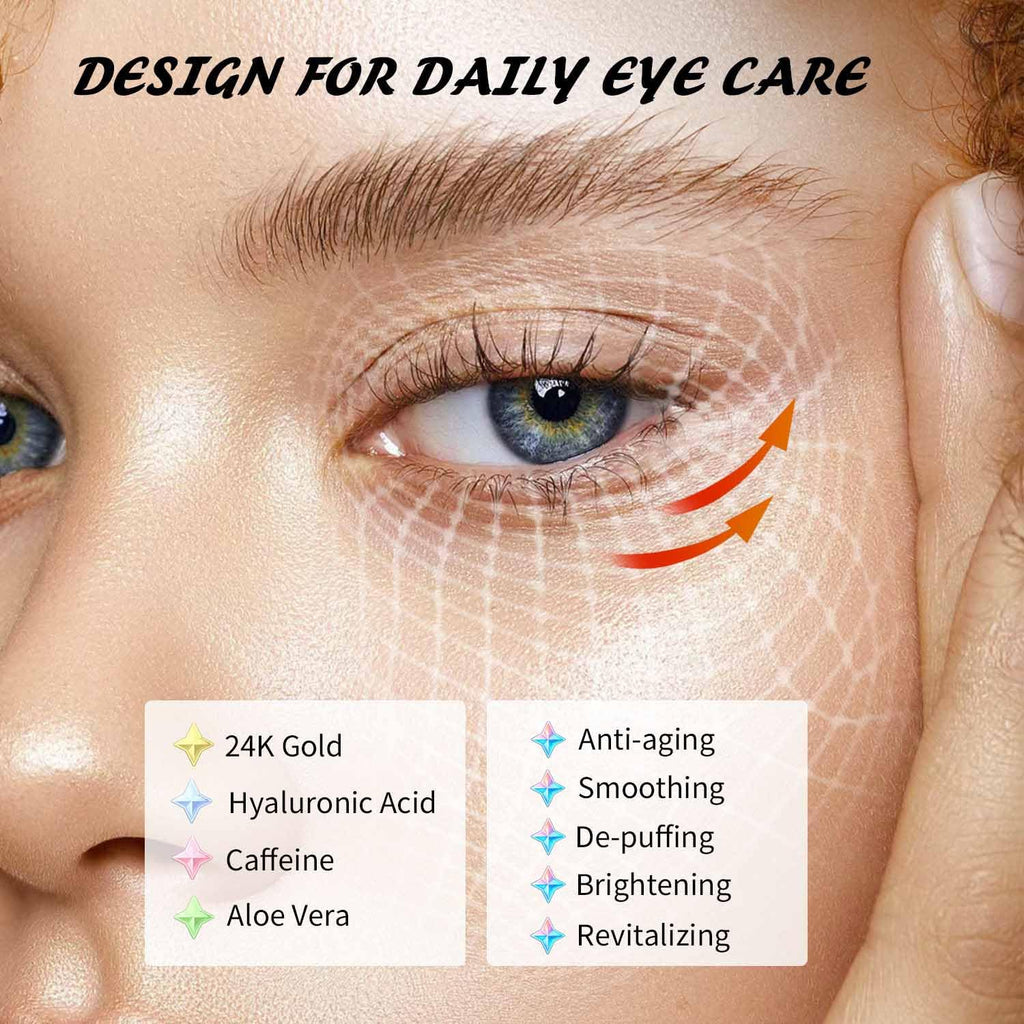 Maskiss Under Eye Patches (50 Pairs), Hyaluronic Acid Eye Masks for Dark Circles Puffy Eyes Undereye Bags, Collagen Eye Patches for Wrinkles and Hydrate, Skin Care Gift for Her
