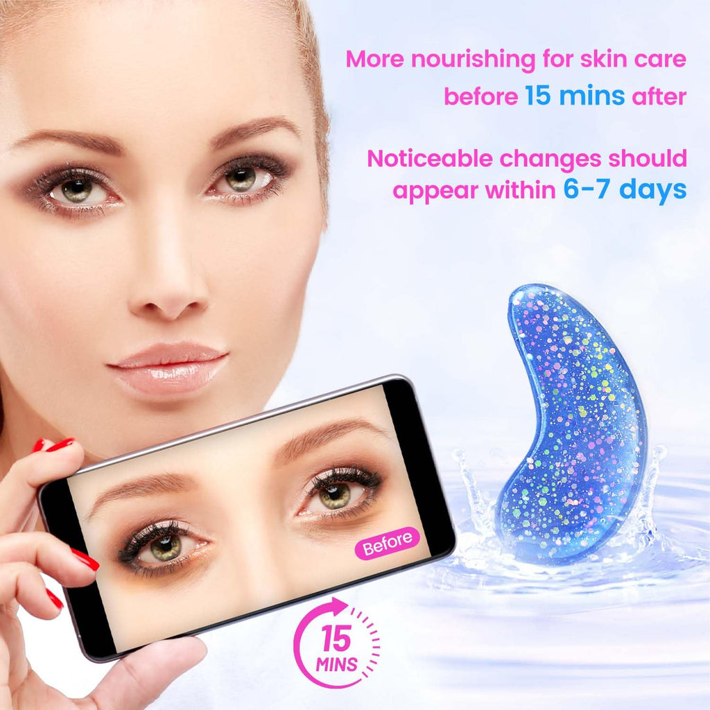 Onespring Eye Masks, Under Eye Patches for Puffiness, Retinol Collagen Eye Gel Pads, Reduce Wrinkles, Eye Bags & Dark circles - Face Mask Skincare, Anti Aging & Moisturizer, 24 Pairs