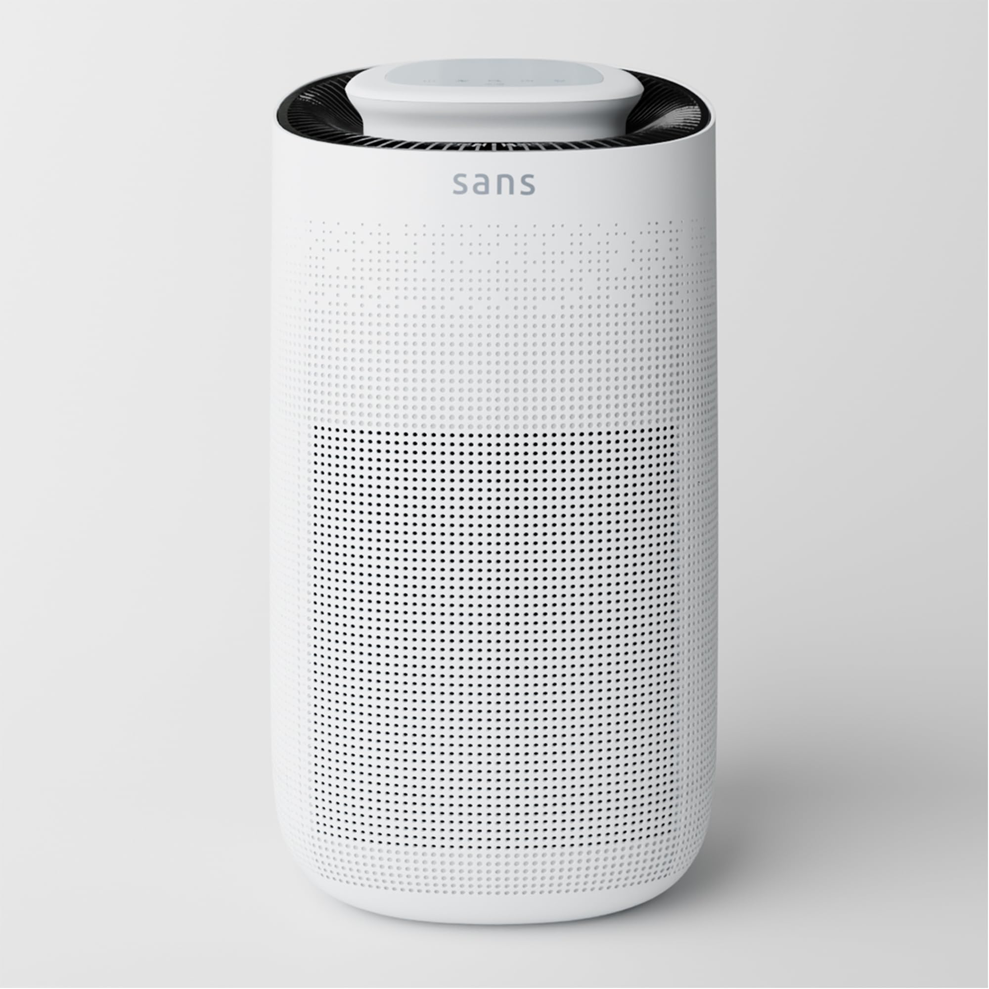 Sans True HEPA Air Purifier for Extra Large Rooms (1,854 sq ft) | UV-C Light Layer & Carbon Odor Absorption | Quiet 25dB Auto-Mode, Captures Smoke, Dust & Allergens (White)