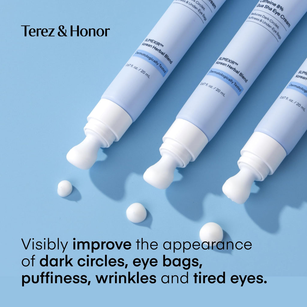 TEREZ & HONOR Peptide Collagen Under Eye Patches - 60 Korean Firming, Glowing & Hydrating Hydrogel Mask for Puffy Eyes, Dark Circles, Wrinkles, Fine Lines, Undereye Bags - Anti-Aging Eye Gel Pads