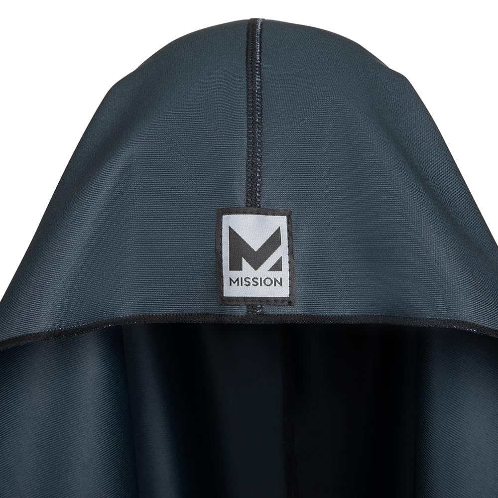 MISSION Max Plus Cooling Hoodie Towel- Hood Towel, Cools Instantly When Wet, UPF 50 Sun Protection, Contours Your Head to Stay in Place, Great for Sports, Fitness, Gym (White Camo)