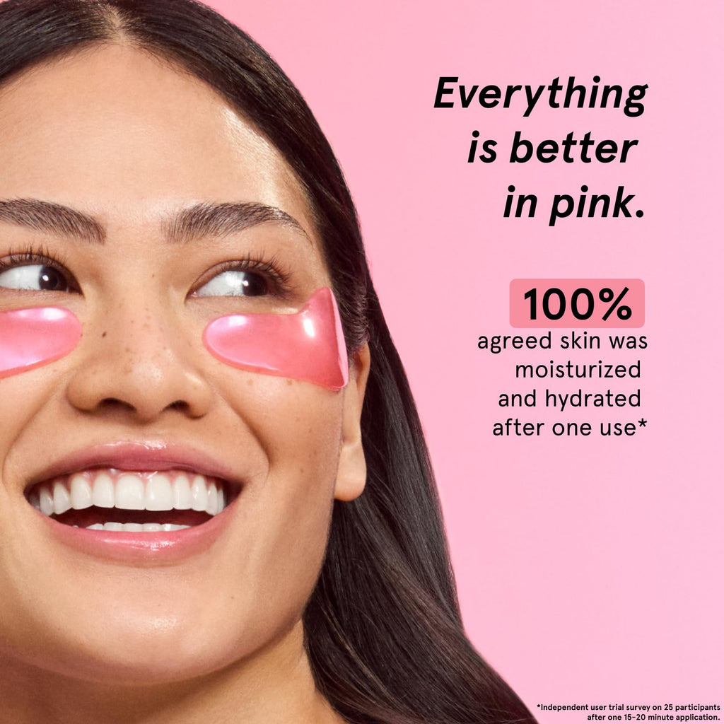 grace & stella Award Winning Under Eye Mask Reduce Dark Circles, Puffy Eyes, Undereye Bags, Wrinkles, Gel Under Eye Patches, Small Gifts for Women, Gifts Under 10 Dollars, Vegan (6 Pairs, Blue)