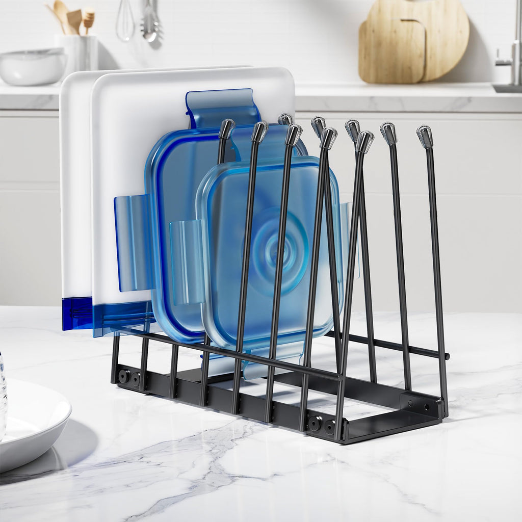 Reusable Bag Drying Rack, Foldable Metal Stand for Reusable Ziplock & Silicone Storage Bags, Rustproof Kitchen Dryer, Silver