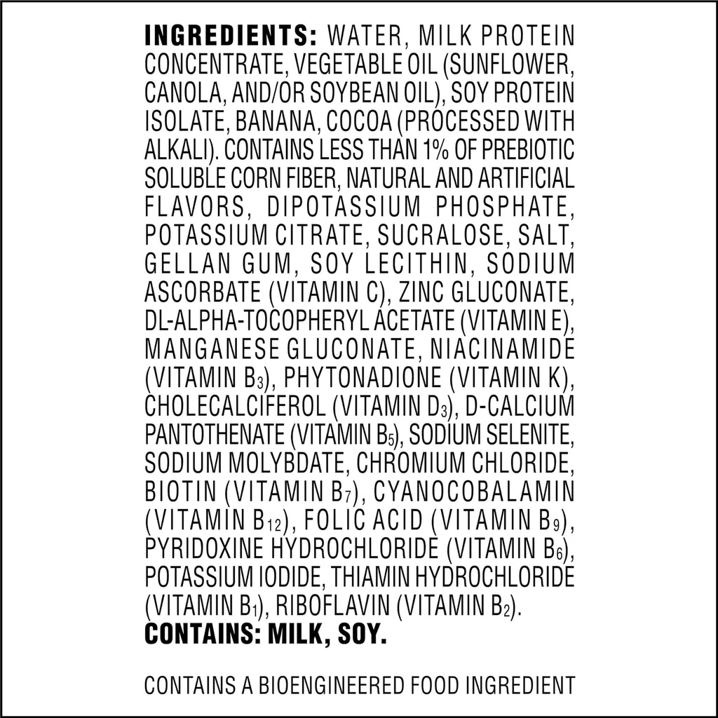 Atkins Chocolate Banana Protein-Rich Shake. With B Vitamins and Protein. Made with Real Fruit. Keto-Friendly and Gluten Free, 11 Fl Oz (Pack of 12)